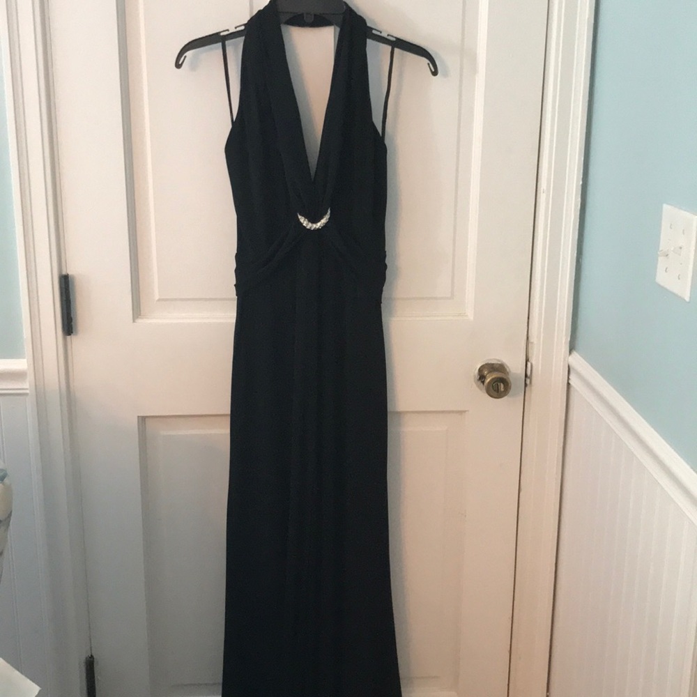 Cache black evening gown